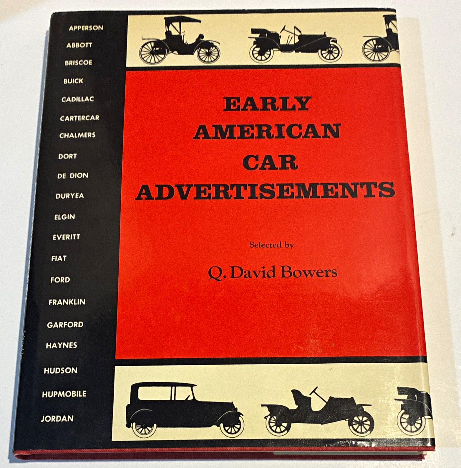 Vintage 1966 Early American Car Advertisements Hardcover Book by Q. David Bowers Vintage 1966 Early American Car Advertisements Hardcover Book by Q. David Bowers