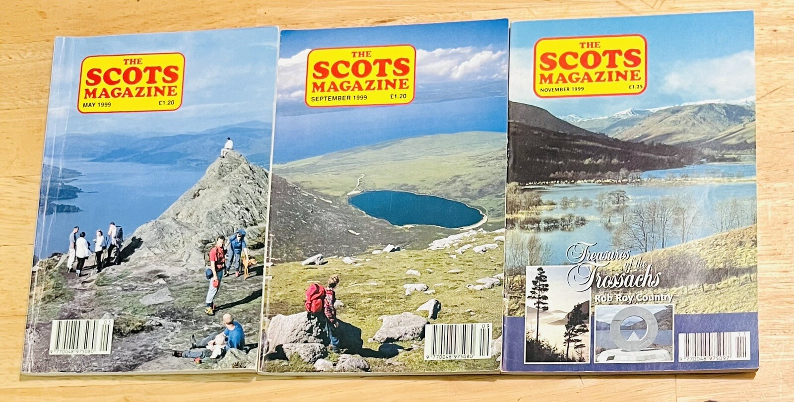 The SCOTS MAGAZINE 1999 LOT OF 3, - FOR PEOPLE WHO LOVE SCOTLAND