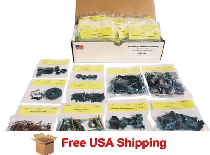 Fits 1964 Pontiac GTO Concourse AMK Master Body Bolt Kit 459 pcs Fits 1964 Pontiac GTO Concourse AMK Master Body Bolt Kit 459 pcs
