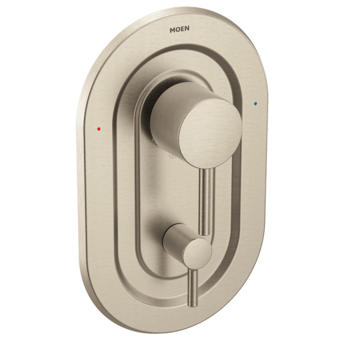 Mo*en T2190BN Align Posi-Temp Shower Valve Trim Kit Brushed Nickel