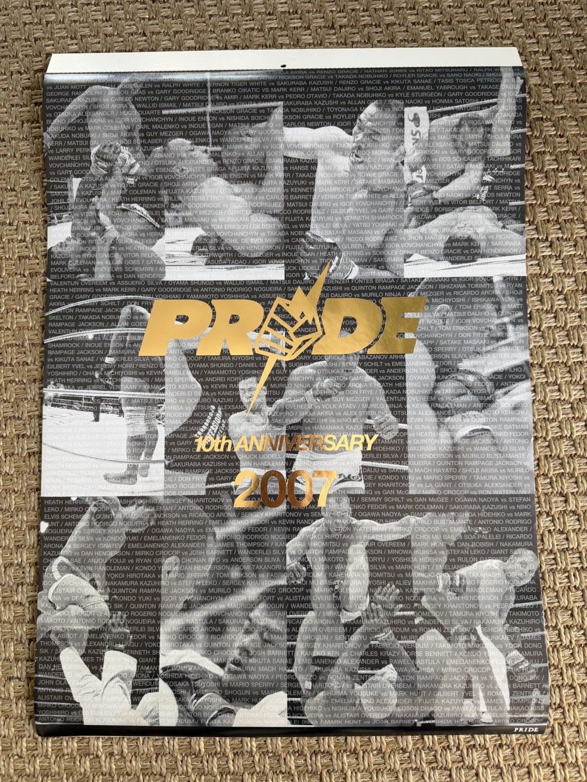 Official PRIDE FC 2007 Calendar, 14 X 20, UFC, MMA, RIZIN Official PRIDE FC 2007 Calendar, 14 X 20, UFC, MMA, RIZIN