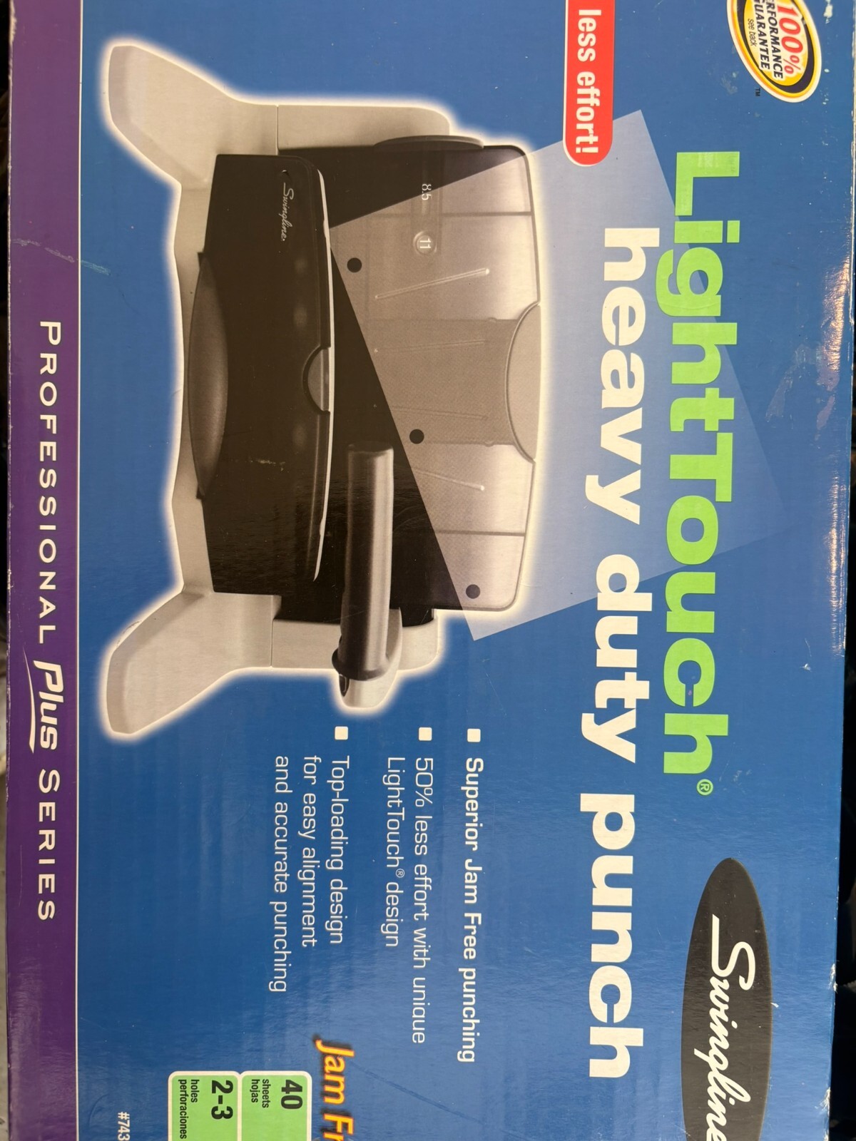 Swingline LightTouch Heavy Duty Punch Swingline LightTouch Heavy Duty Punch