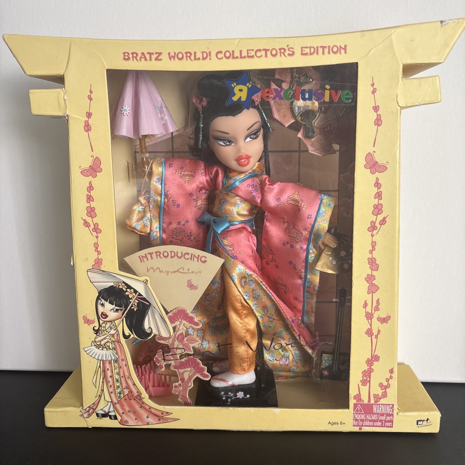 New Sealed MGA Bratz World Tokyo Japan May Lin Collectors Edition Toys R Us Ex New Sealed MGA Bratz World Tokyo Japan May Lin Collectors Edition Toys R Us Ex
