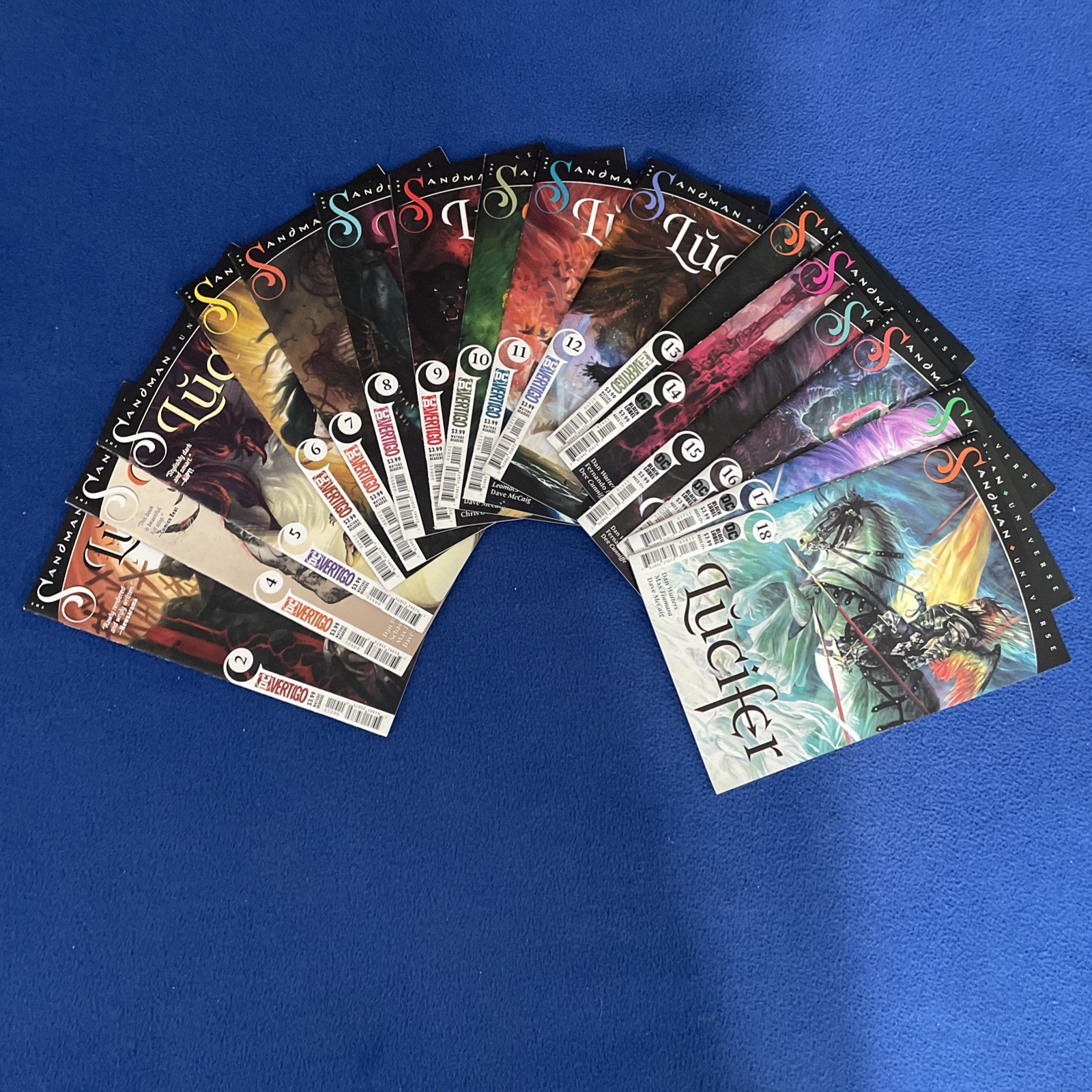 DC/Vertigo The Sandman Universe: Lucifer 4-18 (also Book 2) Lot Dc Comics