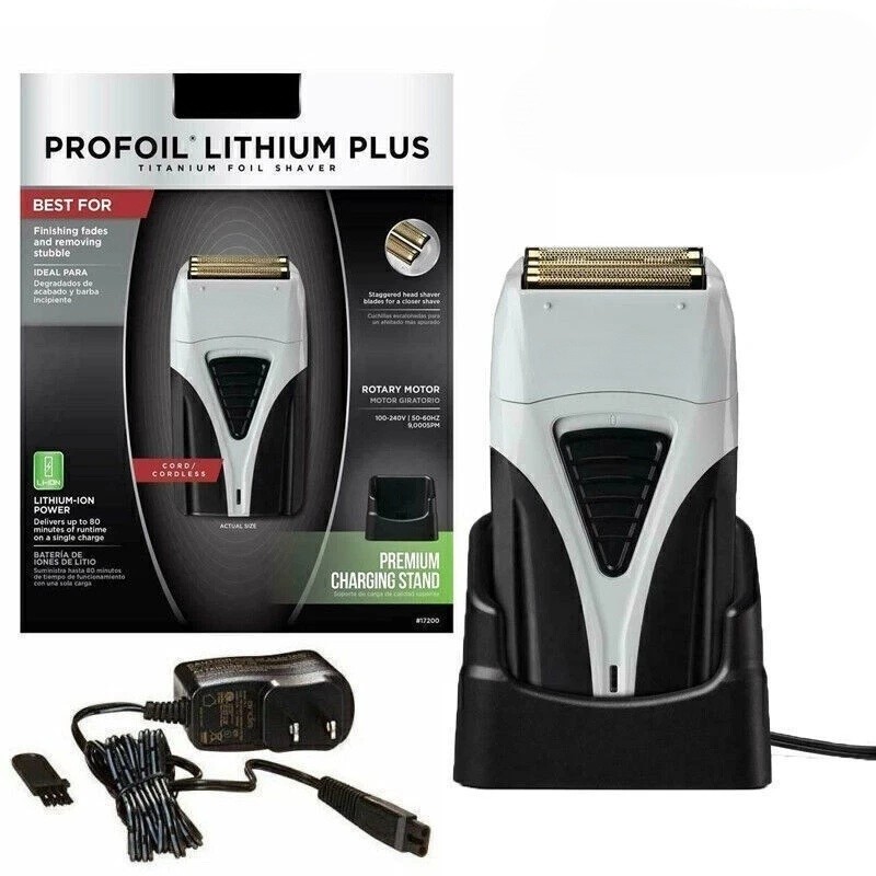 NEW Adis² #17200 Profoil Lithium Plus Foil Shaver Cordless with Charging Stand NEW Adis² #17200 Profoil Lithium Plus Foil Shaver Cordless with Charging Stand