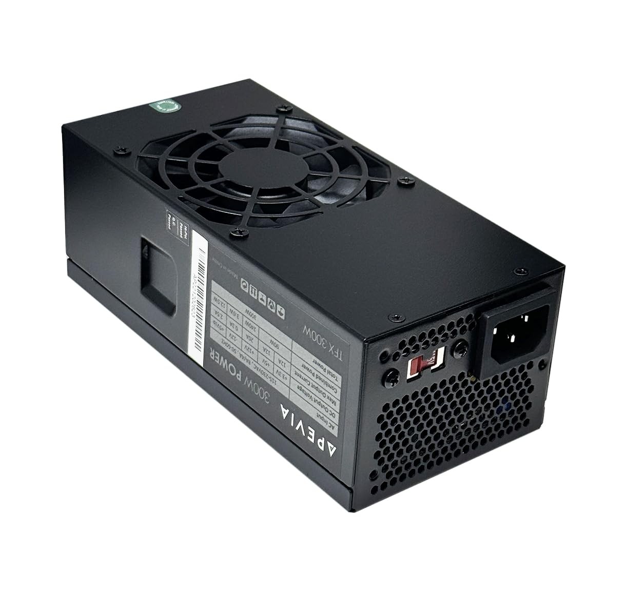 Apevia TFX-AP300W Standard Flex ATX 300W Power Supply - 115-230V AC, 1 x Apevia TFX-AP300W Standard Flex ATX 300W Power Supply - 115-230V AC, 1 x