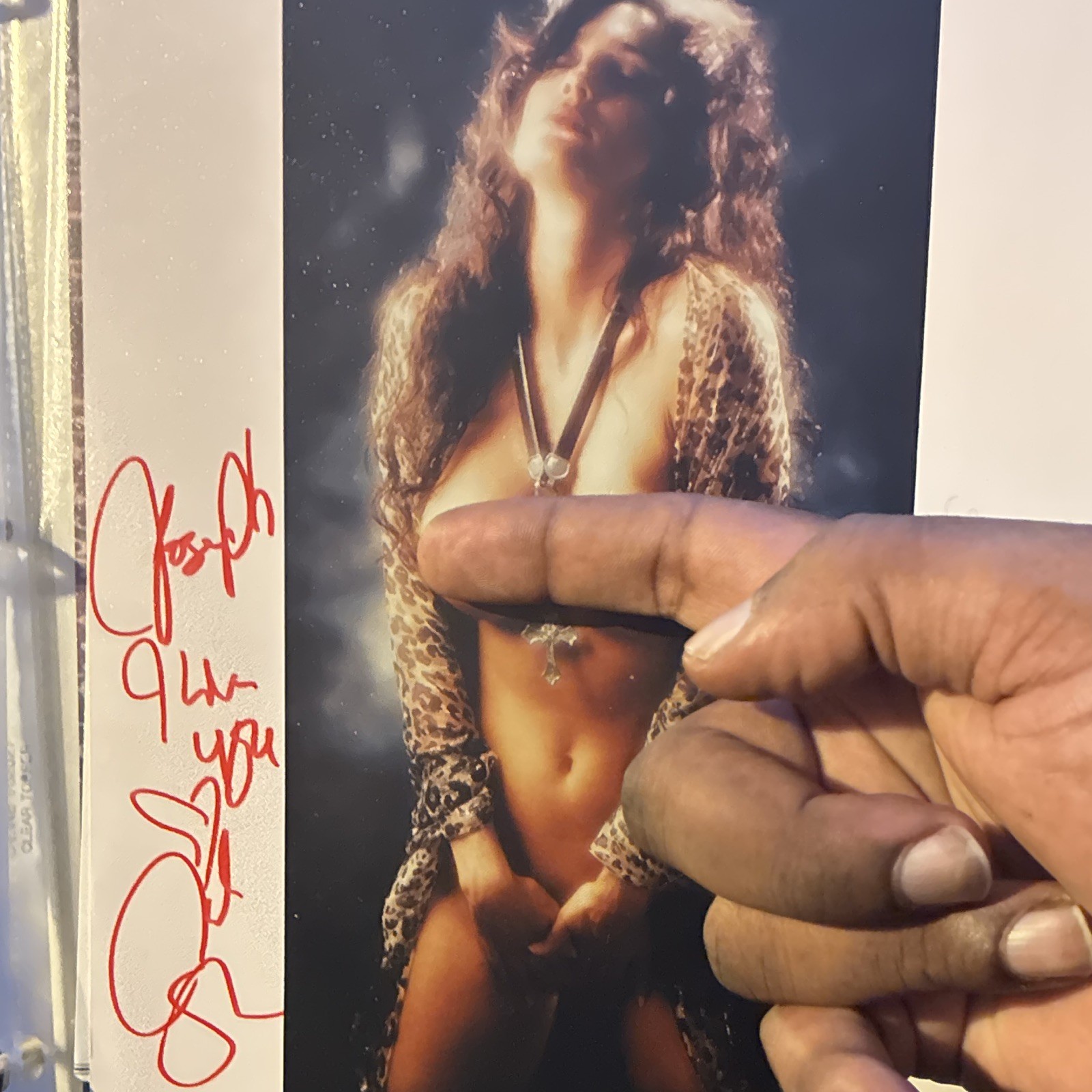Julie Strain Signed Autograph Vintage Photo