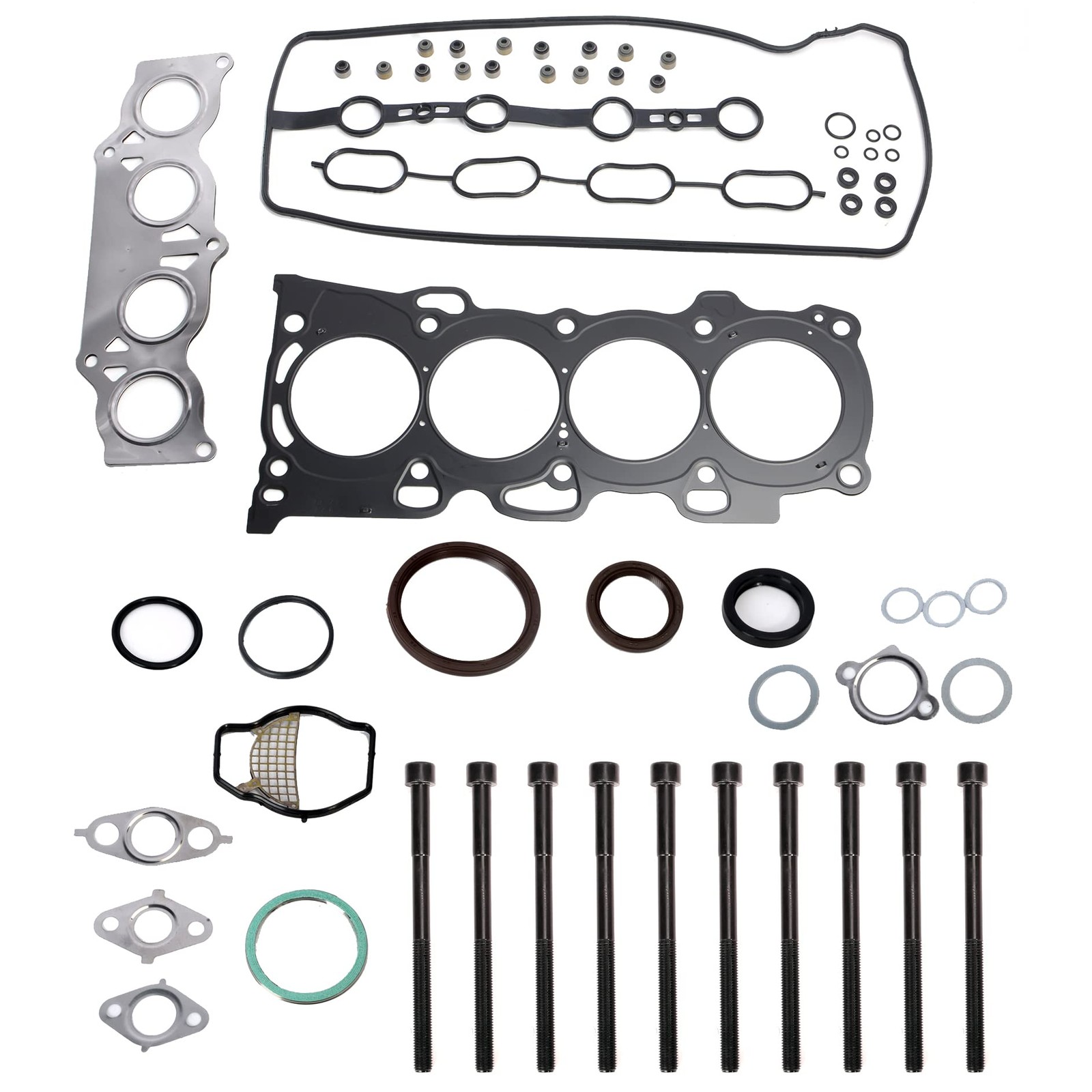 JAVOUKA Head Gasket Set with Bolts for Toyota Camry Rav4 Solara 2001-2006