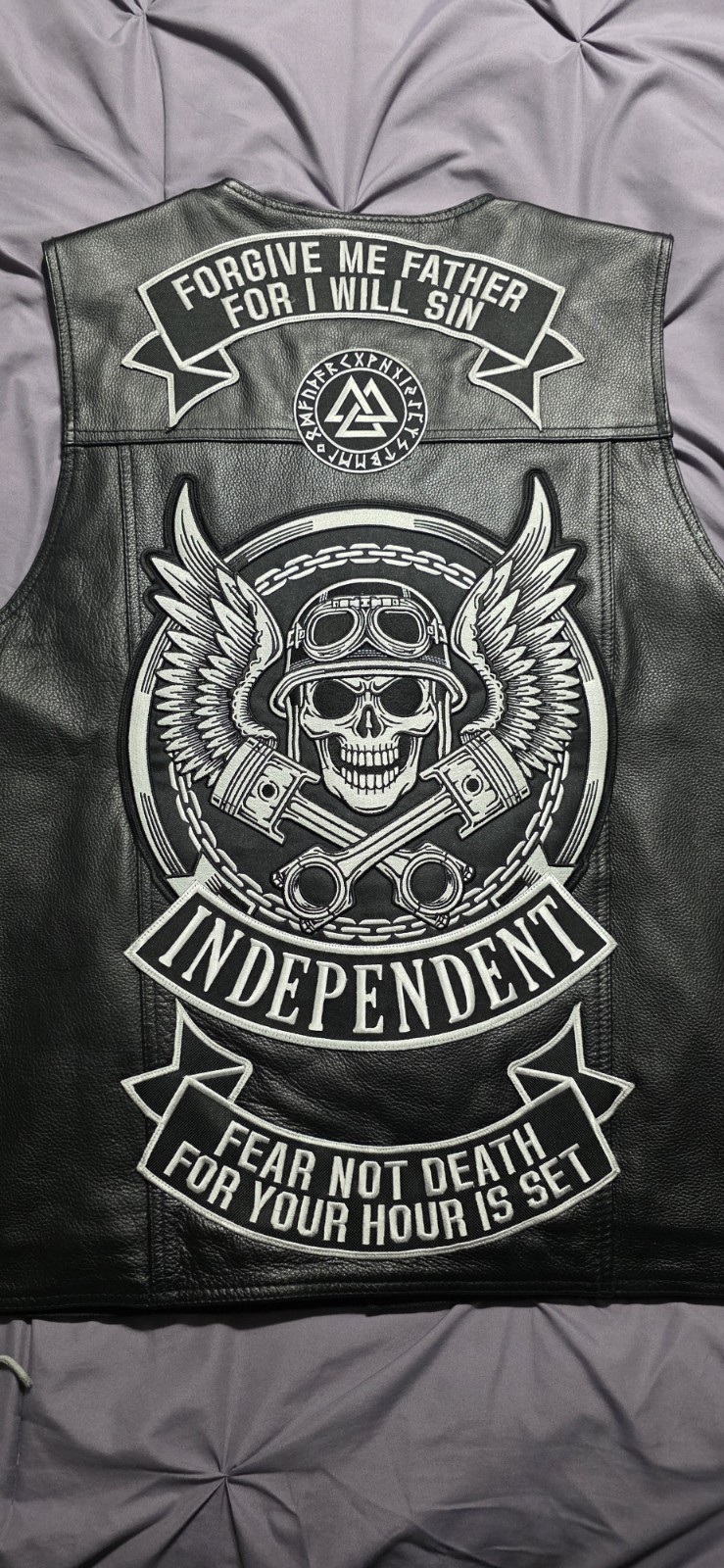 XL HOT LEATHERS CUSTOM BIKER VEST NEW