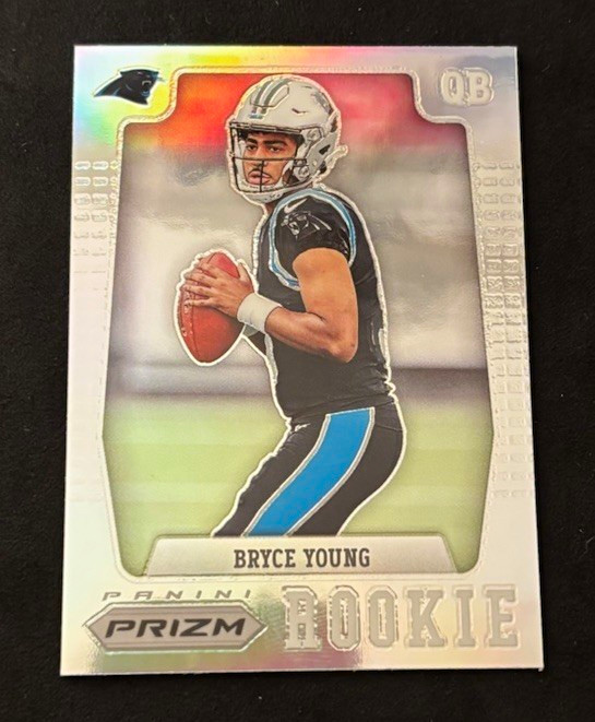 Panini Prizm 2023 Freshman Flashbacks Bryce Young Silver Prizm RC #PFR-1 Panini Prizm 2023 Freshman Flashbacks Bryce Young Silver Prizm RC #PFR-1