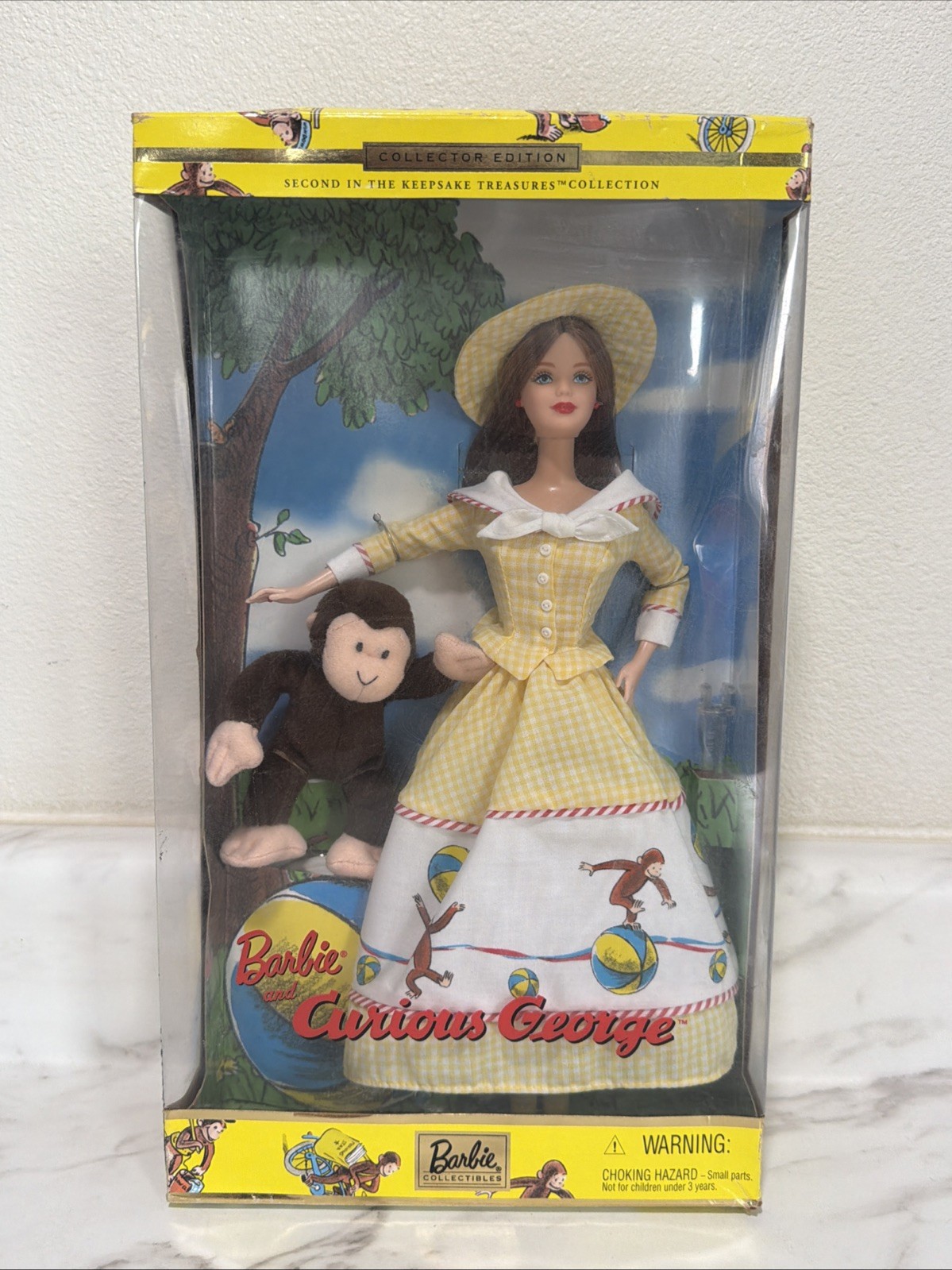 Mattel Barbie Collectibles Barbie & Curious George Collector Doll w/ Plush 28798 Mattel Barbie Collectibles Barbie & Curious George Collector Doll w/ Plush 28798