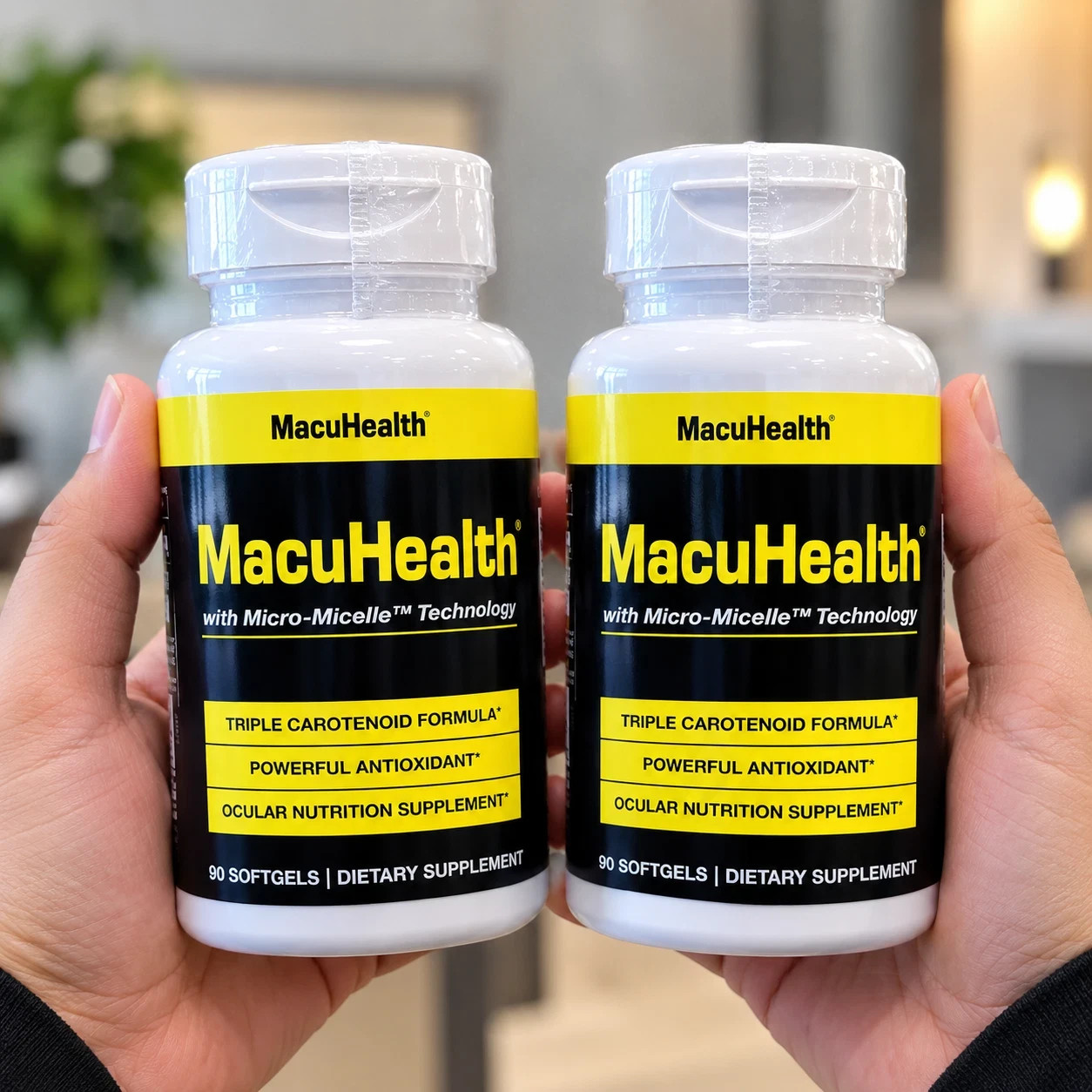 MacuHealth Triple Carotenoid Eye Vitamins 90 Softgels 3 Month Pack New