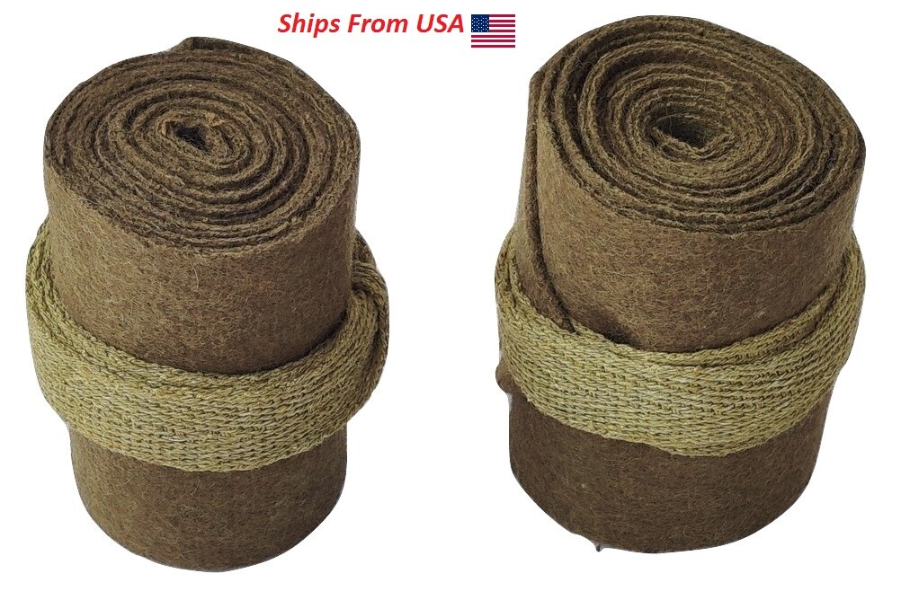 WW1 US Army US Olive Putties / M1910 Leggings Wraps - Repro WW1 US Army US Olive Putties / M1910 Leggings Wraps - Repro