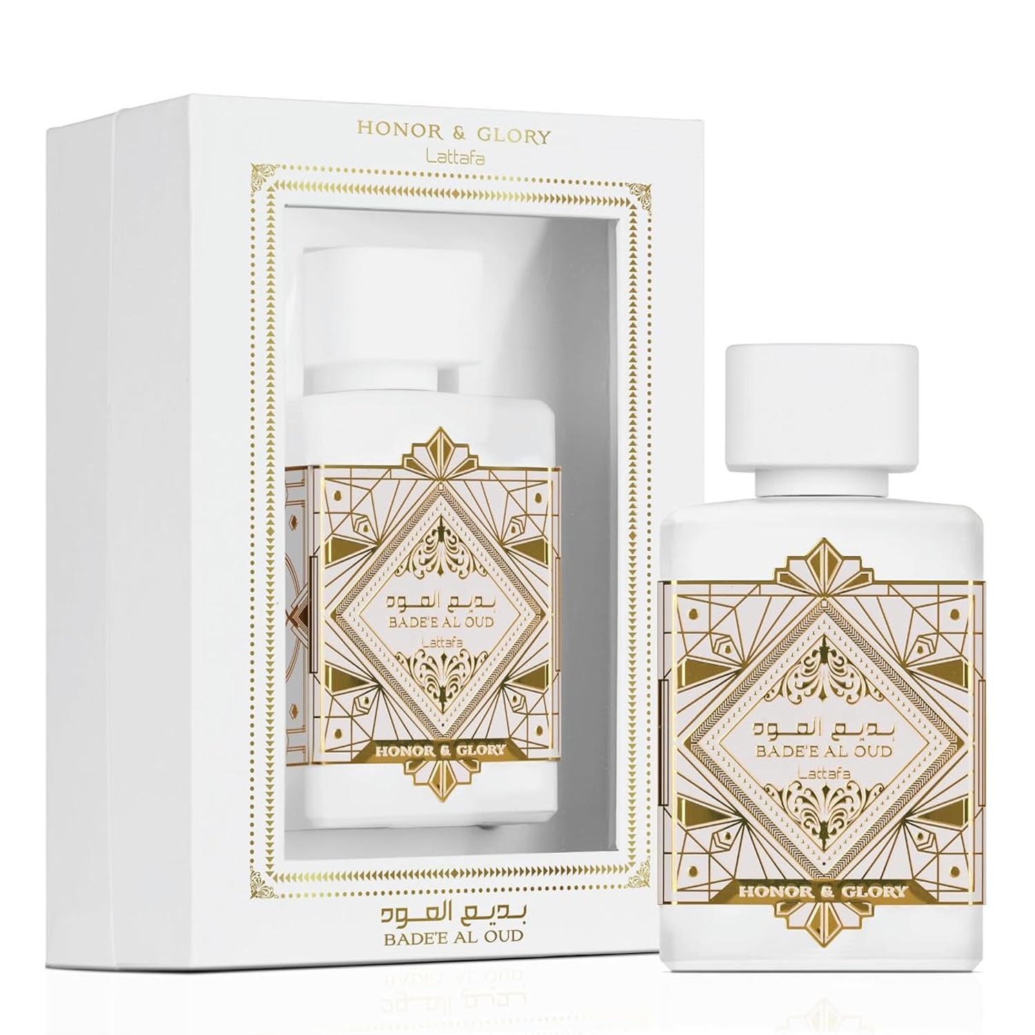 Lattafa Bade'e Al Oud Honor & Glory - Fruity, Vanilla, Warm Spicy, Woody, 3.4oz Lattafa Bade'e Al Oud Honor & Glory - Fruity, Vanilla, Warm Spicy, Woody, 3.4oz