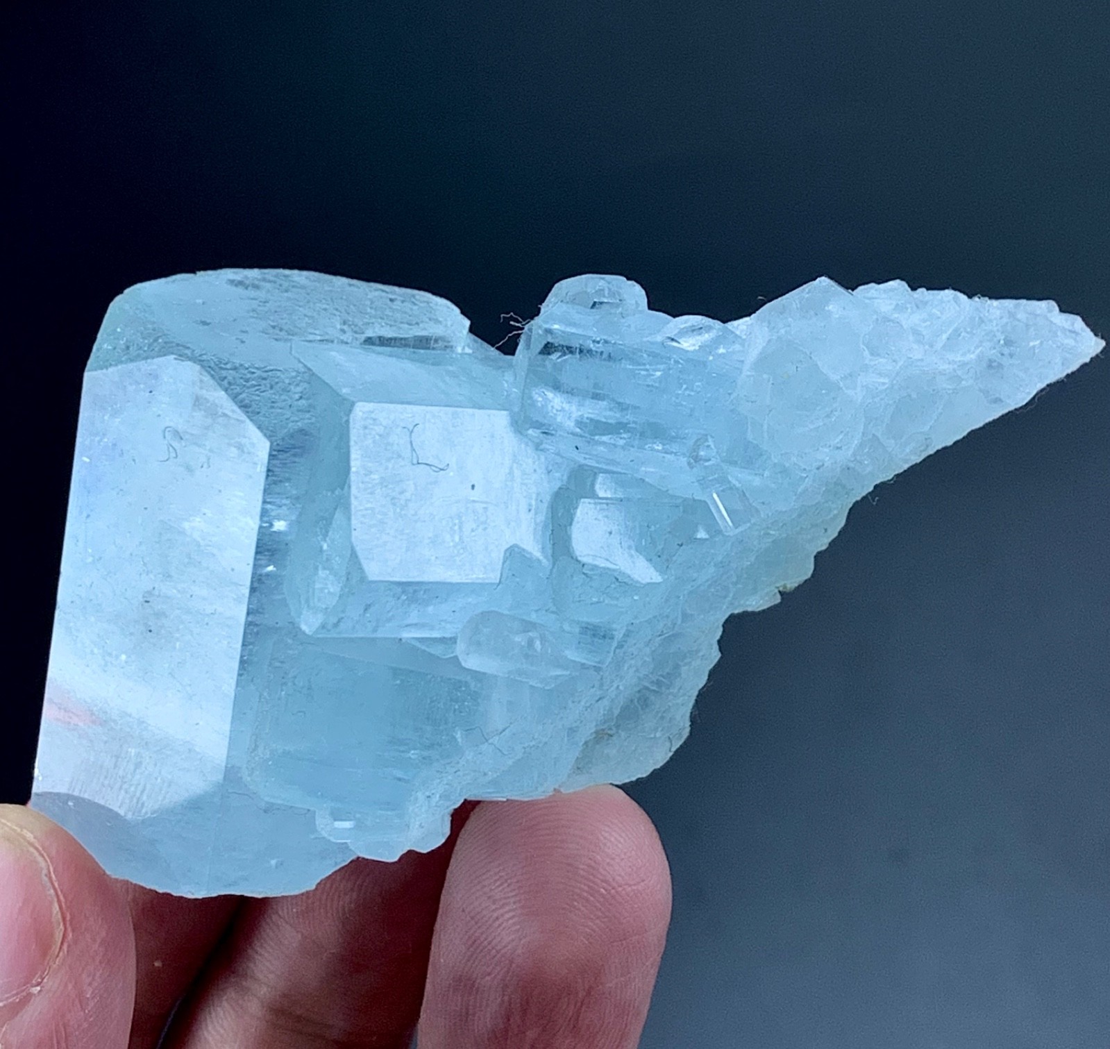 369 Carat Aquamarine crystal specimen from skardu Pakistan