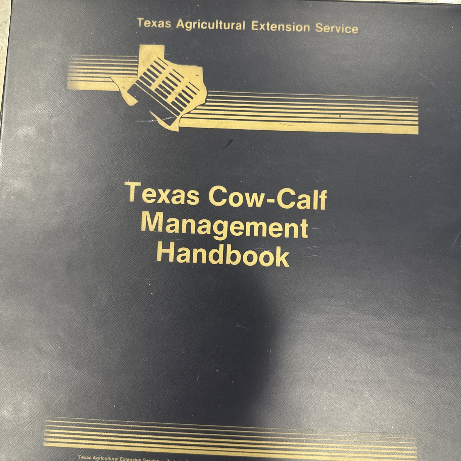 Texas Cow Calf Mgmt Handbook Texas Agriculture Extension Service Rare 1992