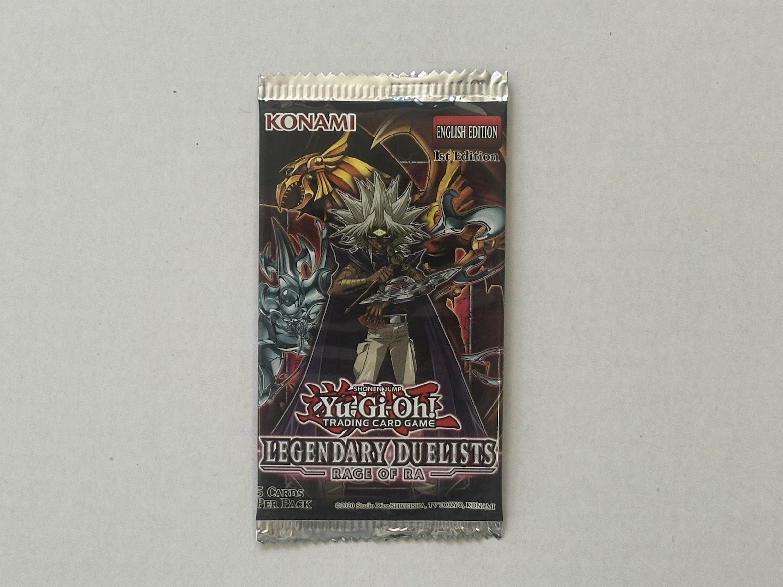 1X Yugioh Legendary Duelists: Rage of Ra sealed booster pack (1st edition) 1X Yugioh Legendary Duelists: Rage of Ra sealed booster pack (1st edition)