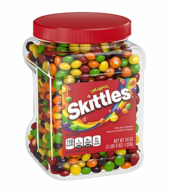 Skittles Original Fruity Candy Jar - 54oz Skittles Original Fruity Candy Jar - 54oz