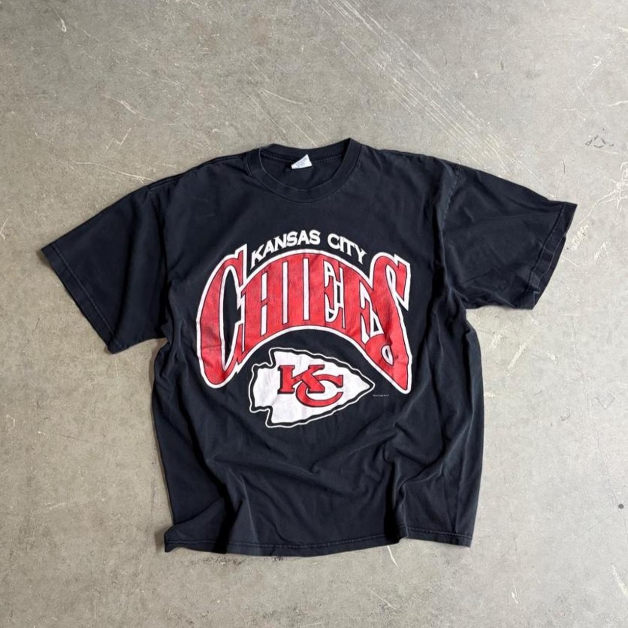 Vintage 90s NFL Kansas City Chiefs Cotton T-Shirt reprint VK17044