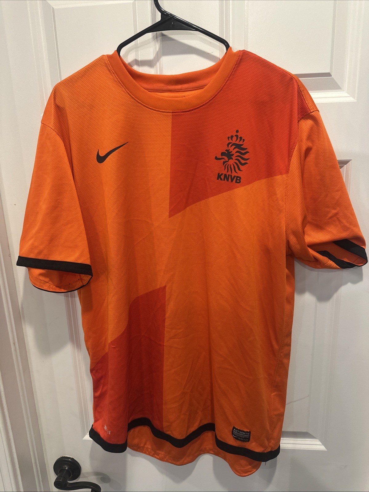 Nike Netherlands 2012 Home Soccer Jersey Orange Size XL Nike Netherlands 2012 Home Soccer Jersey Orange Size XL