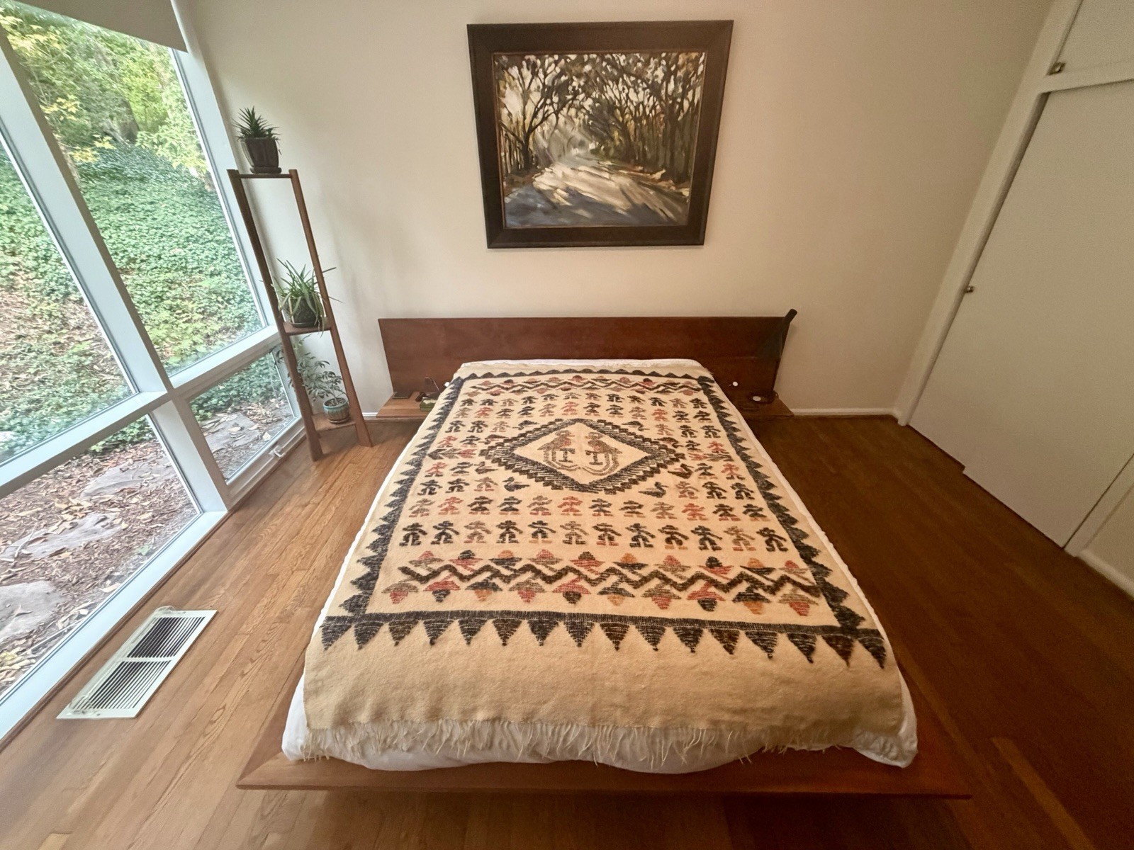 Antique Vintage 1930s Peru Peruvian Flat Weave Wool Rug Or Rug Blanket Antique Vintage 1930s Peru Peruvian Flat Weave Wool Rug Or Rug Blanket