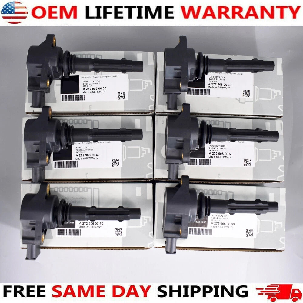 OEM 6PCS NEW Coil For Mercedes A2729060060 W164 W209 W216 W230 19005267 GN10235