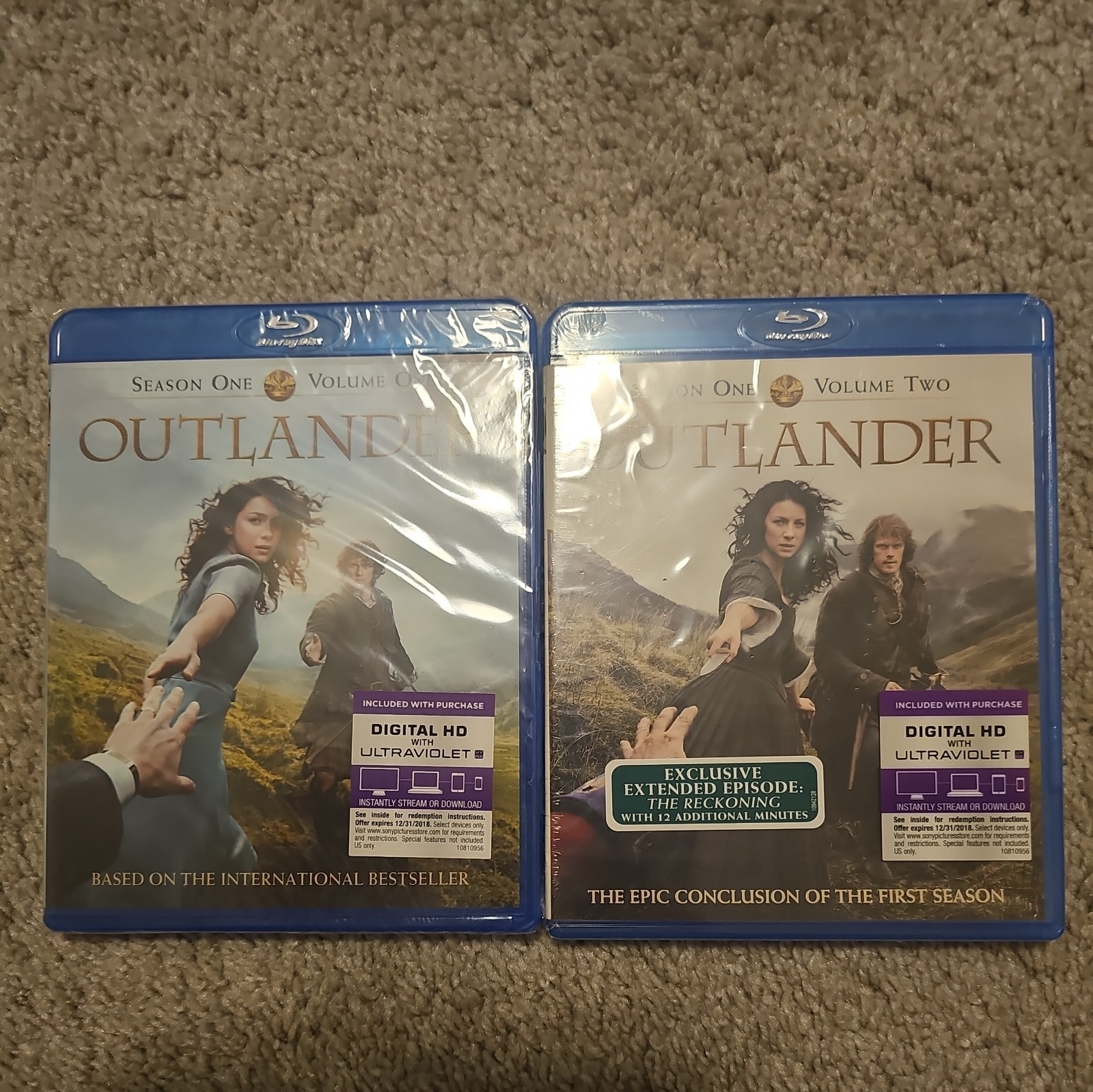 Outlander Season 1 Volumes 1 and 2 Blu-ray TV Series Brand New Sealed Outlander Season 1 Volumes 1 and 2 Blu-ray TV Series Brand New Sealed