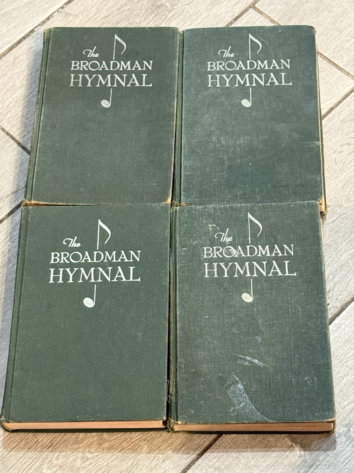 ✝️ Lot Of 4 VINTAGE 1940 THE BROADMAN HYMNAL - HARDCOVER ✝️ Lot Of 4 VINTAGE 1940 THE BROADMAN HYMNAL - HARDCOVER