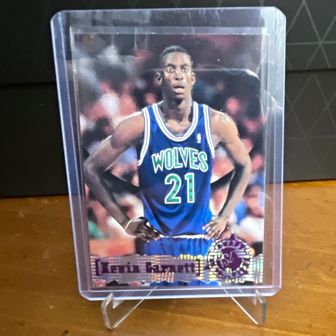 topps 1995-96 Finest Kevin Garnett rookie minnesota timberwolves #5 topps 1995-96 Finest Kevin Garnett rookie minnesota timberwolves #5