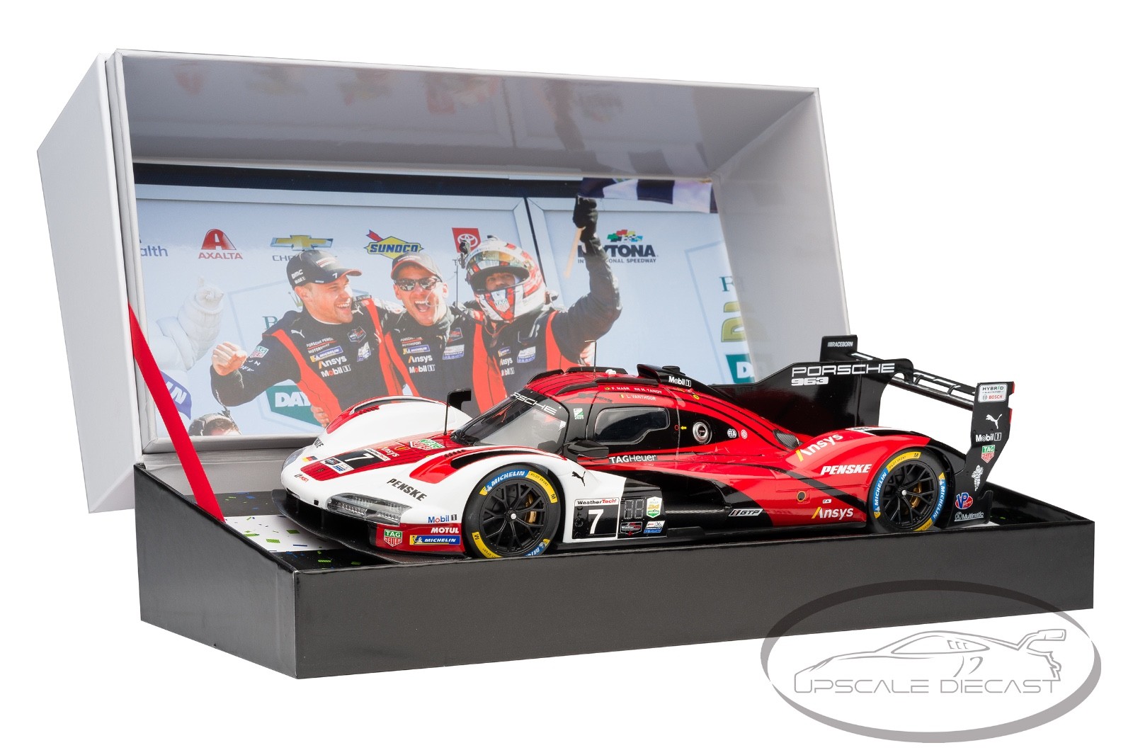 IXO 1:18 Porsche 963 #7 Winner 24h Daytona 2025 Penske Motorsport Gift Box NEW