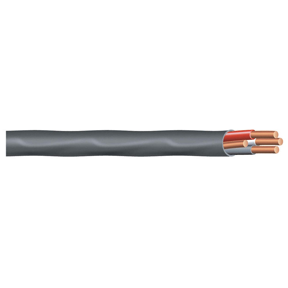 SOUTHWIRE 63949221 Nonmetallic Building Cable,8 AWG,Coil 55CX32