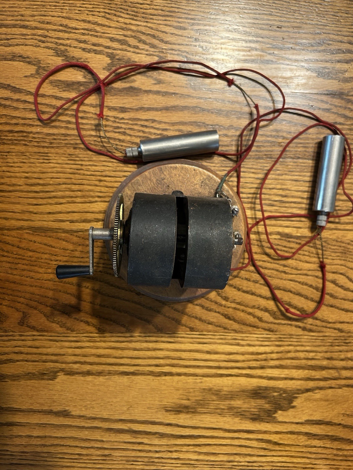 1900s Tesla Thriller Hand Crank Shock Machine Therapy Antique 1900s Tesla Thriller Hand Crank Shock Machine Therapy Antique