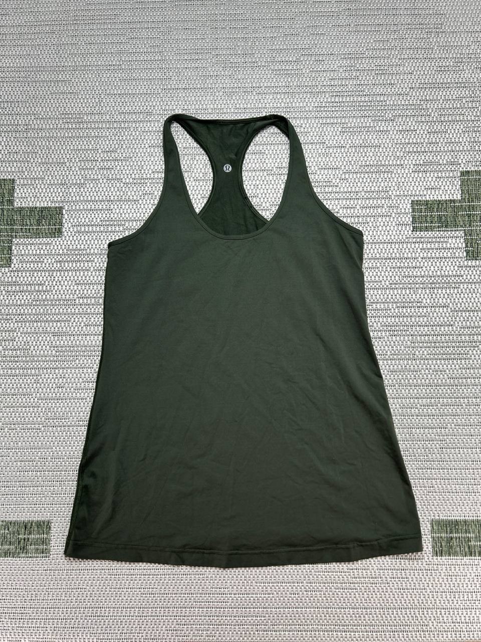 Lululemon Cool Racerback Shirt Womens Small Black Running Tank Top 