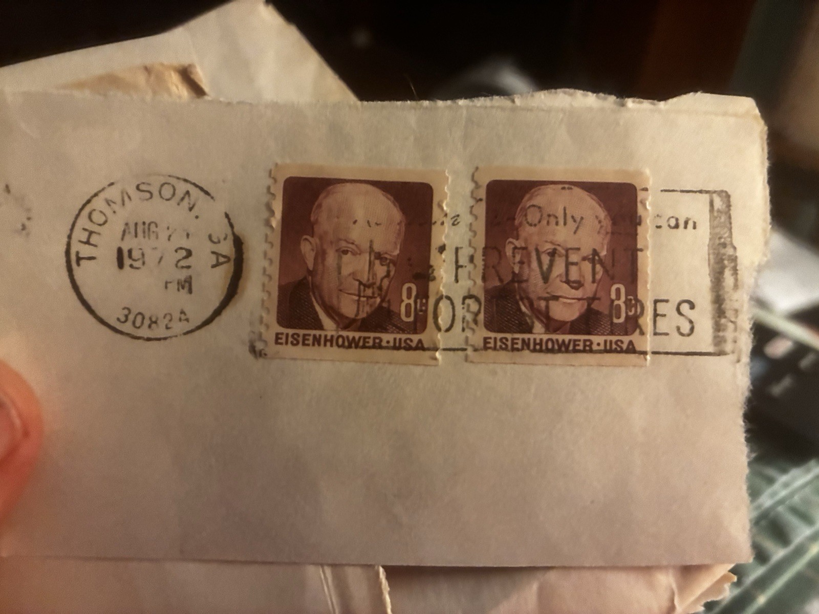 INCREDIBLY RARE Purple Dwight Eisenhower 8 Cent 1970 USA Stamp INCREDIBLY RARE Purple Dwight Eisenhower 8 Cent 1970 USA Stamp