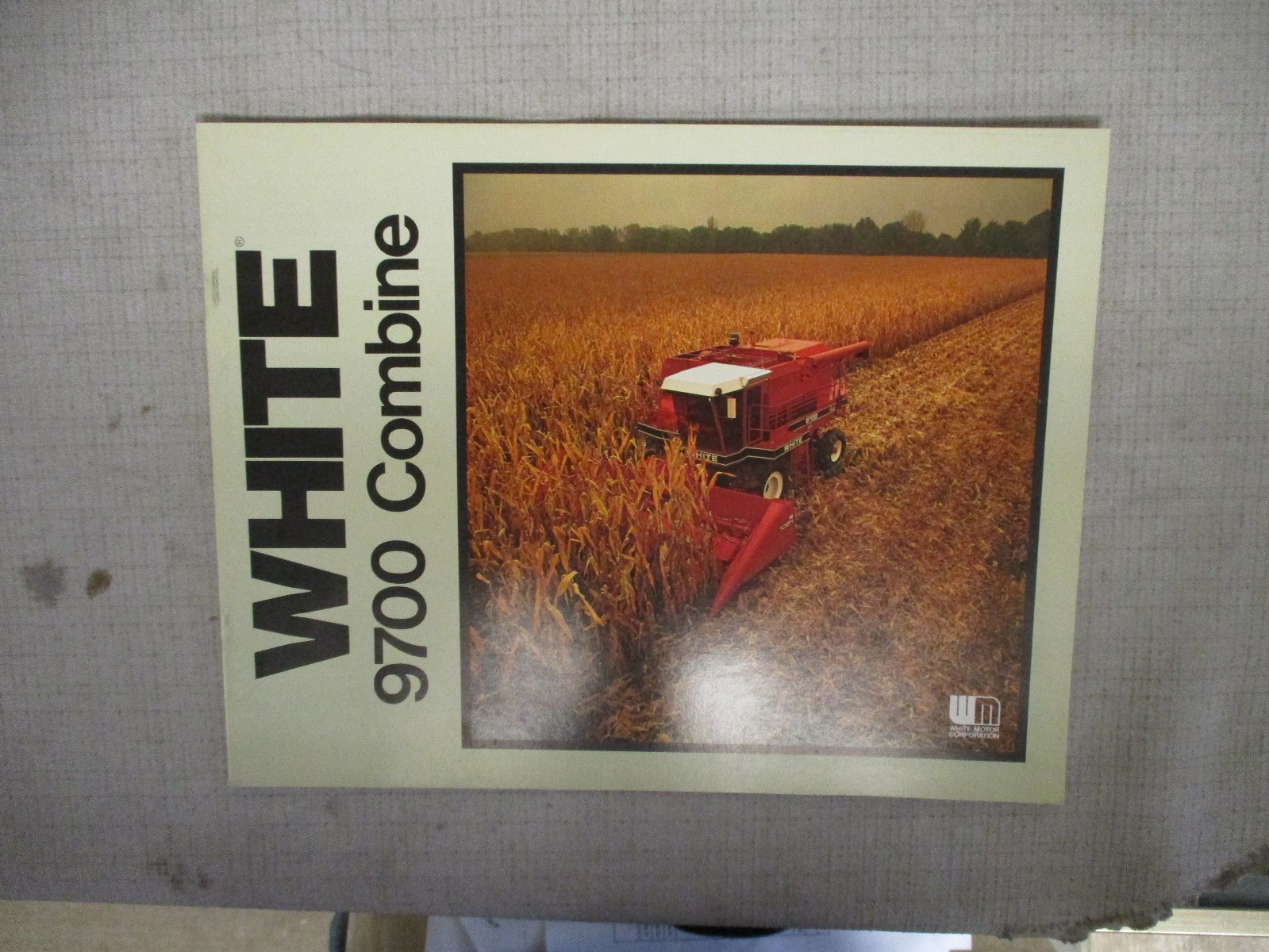 Original 1979 White Farm Equipment Model 9700 Combine 15 page Brochure Original 1979 White Farm Equipment Model 9700 Combine 15 page Brochure