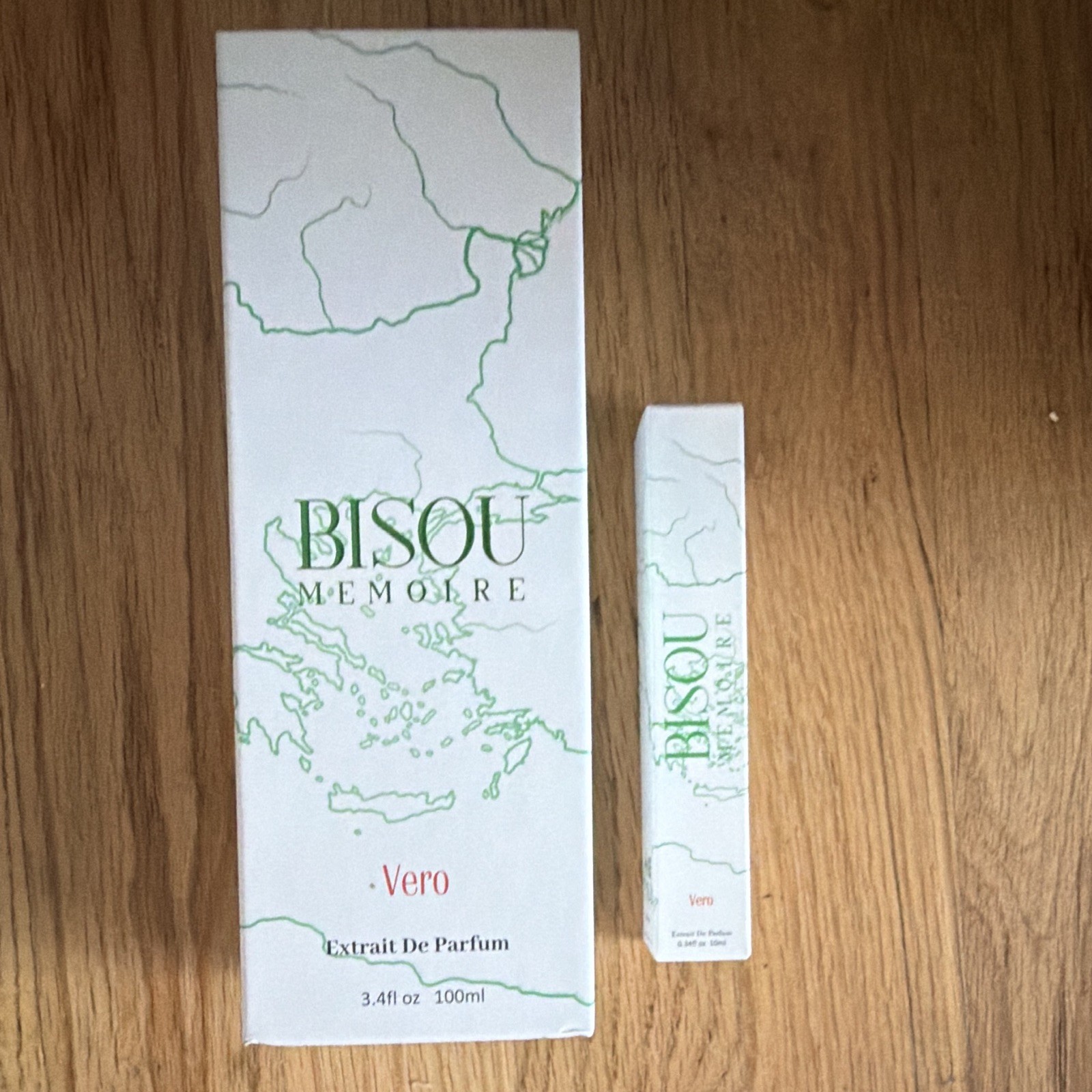 Unisex Bisou Memoire’s Vero Extrait De Parfum in 100 mL & 10 mL