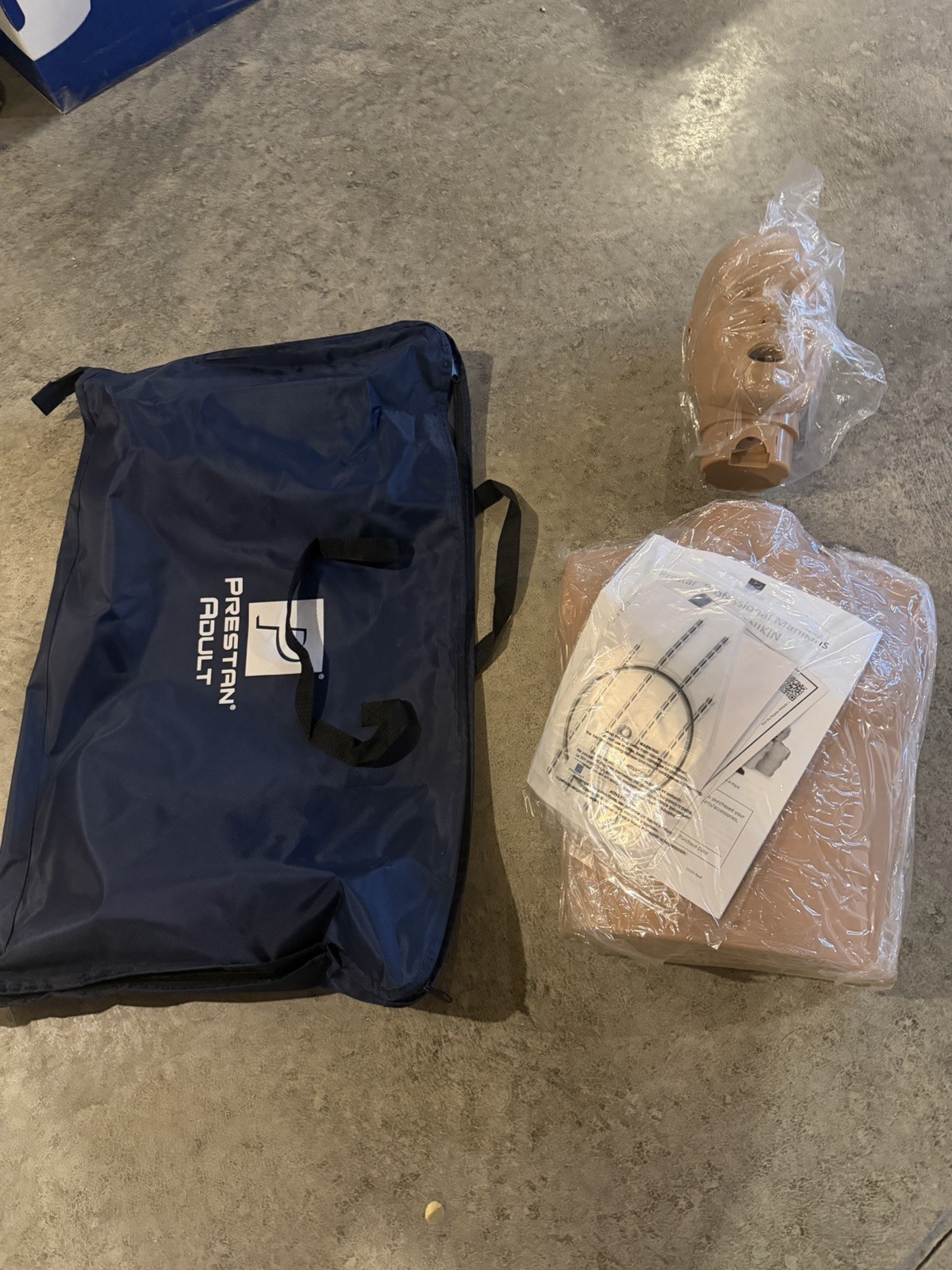 Prestan Adult CPR Training Manikin with Carry Bag, CPR Training