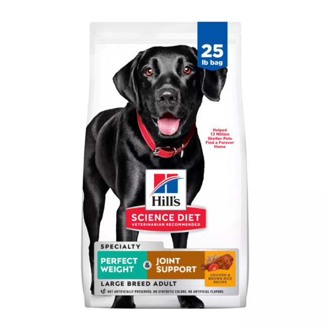 AUTH Hill\'s Science Diet Perfect Weight Joint Support Large Breed 25 Lb Chicken