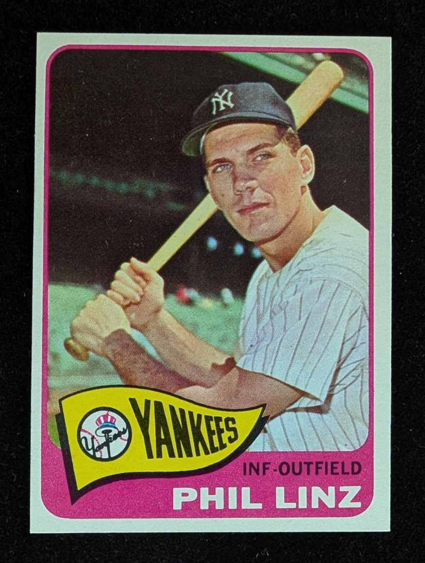 1965 Topps Set-Break #369 Phil Linz New York Yankees NR/MT 1965 Topps Set-Break #369 Phil Linz New York Yankees NR/MT