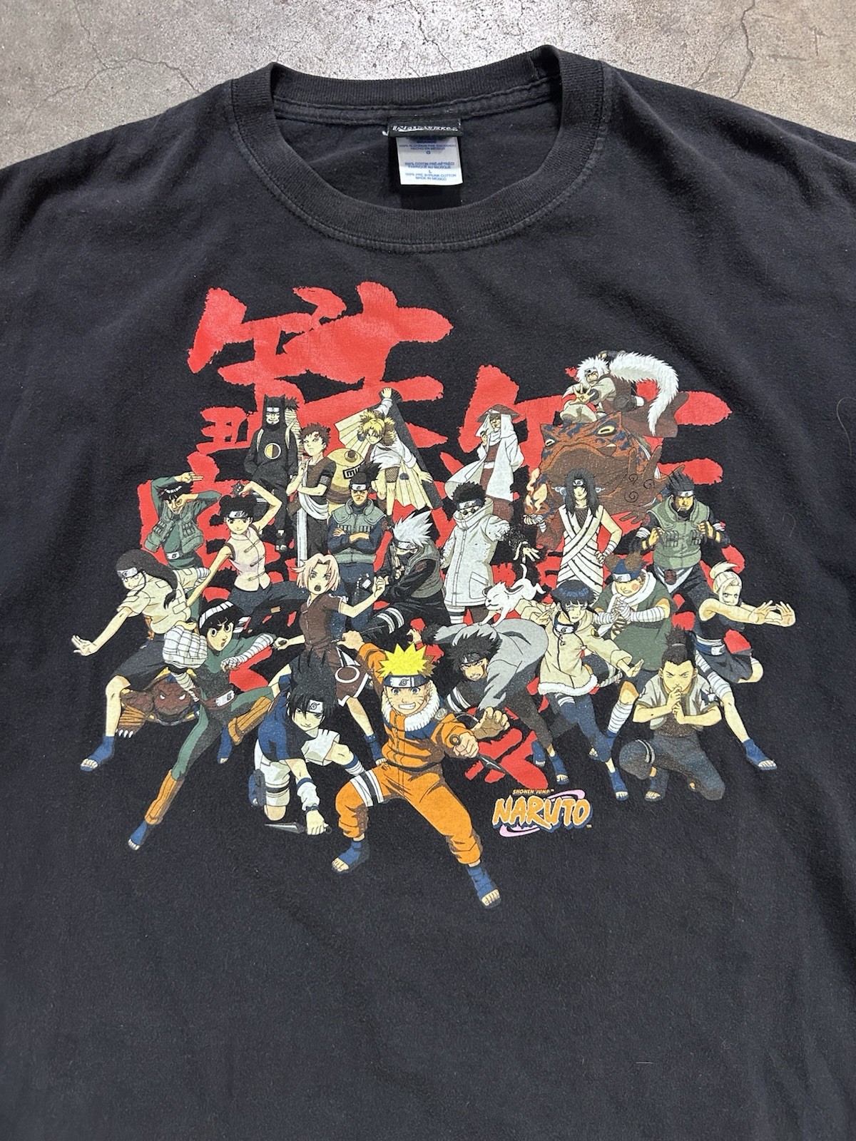 Vintage 2002 Naruto Sasuke Jiraiya Kakashi Cast T Shirt Anime Large Shonen jump Vintage 2002 Naruto Sasuke Jiraiya Kakashi Cast T Shirt Anime Large Shonen jump