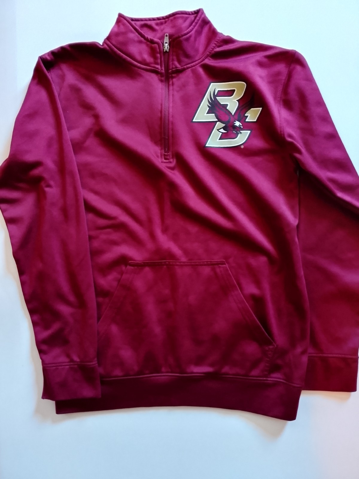 Boston College Quarter Zip Pullover Medium - rare find Boston College Quarter Zip Pullover Medium - rare find