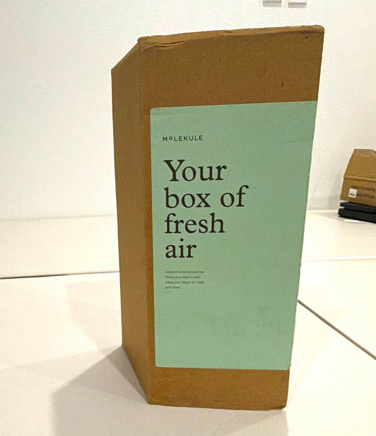 Molekule Air - Peco Filter Set MH1-NF1-PF3 OPEN box unused Molekule Air - Peco Filter Set MH1-NF1-PF3 OPEN box unused