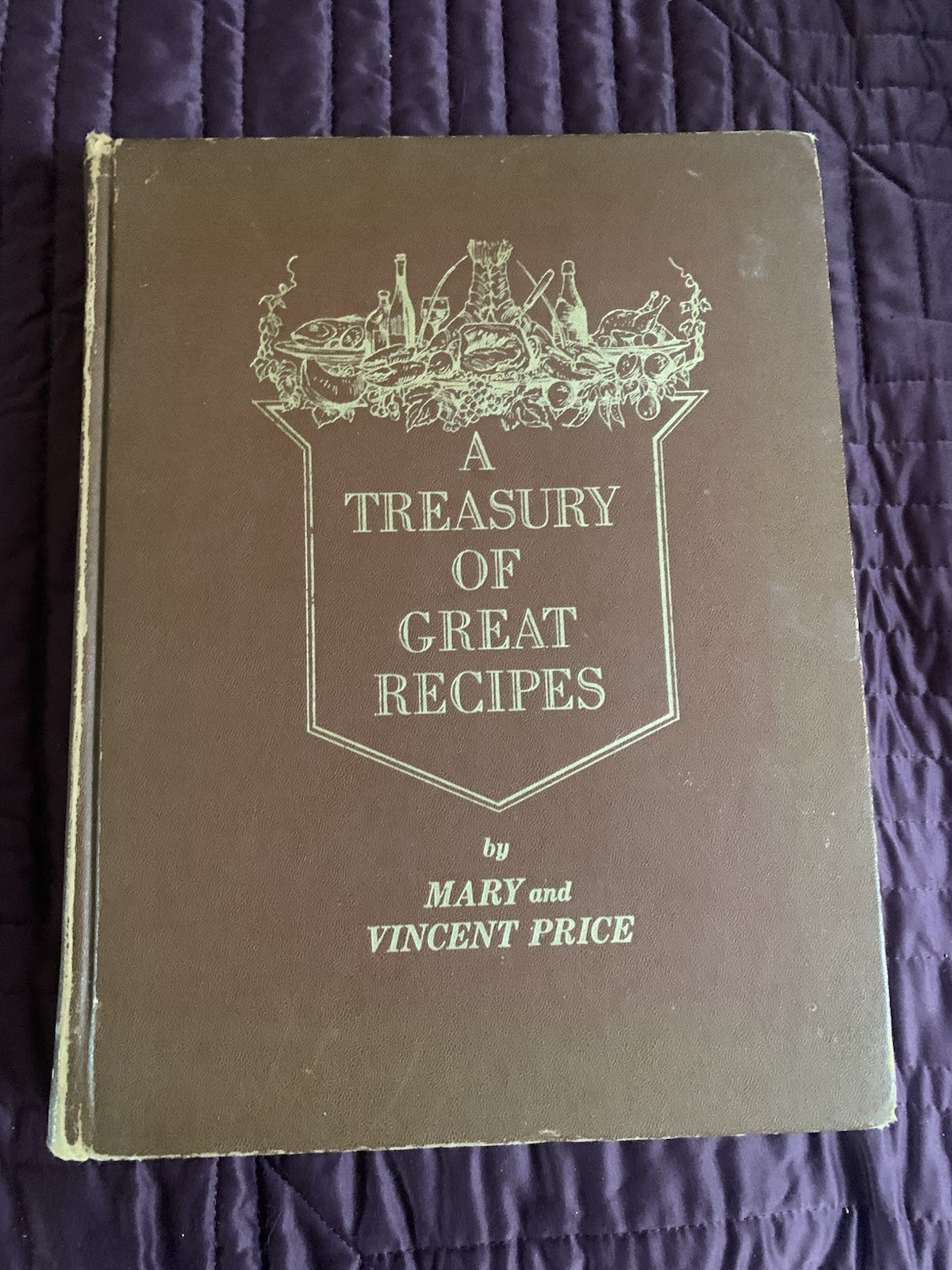 A Treasury of Great Recipes by Mary & Vincent Price Vintage 1965 First Edition
