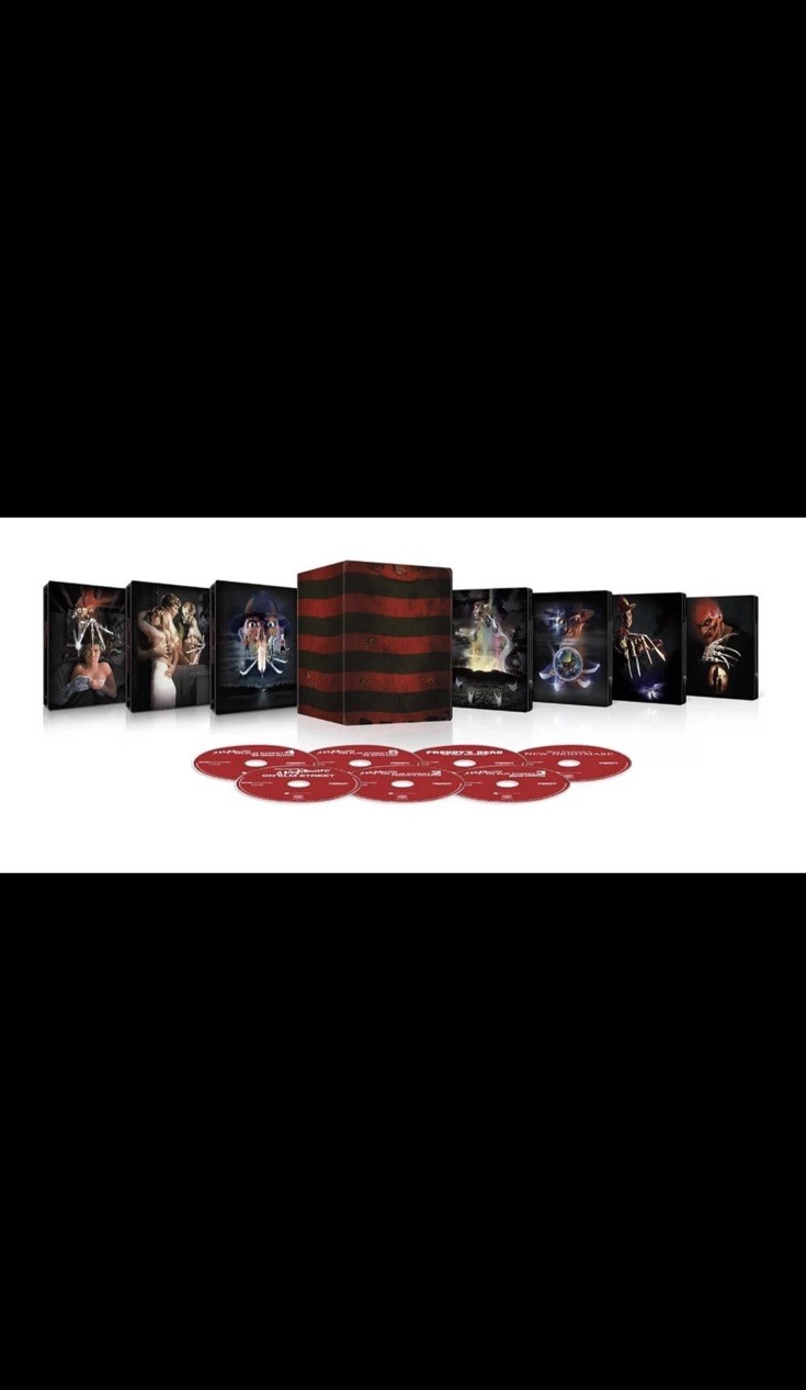 A Nightmare on Elm Street 7-Film 4K UHD Steelbook Library case