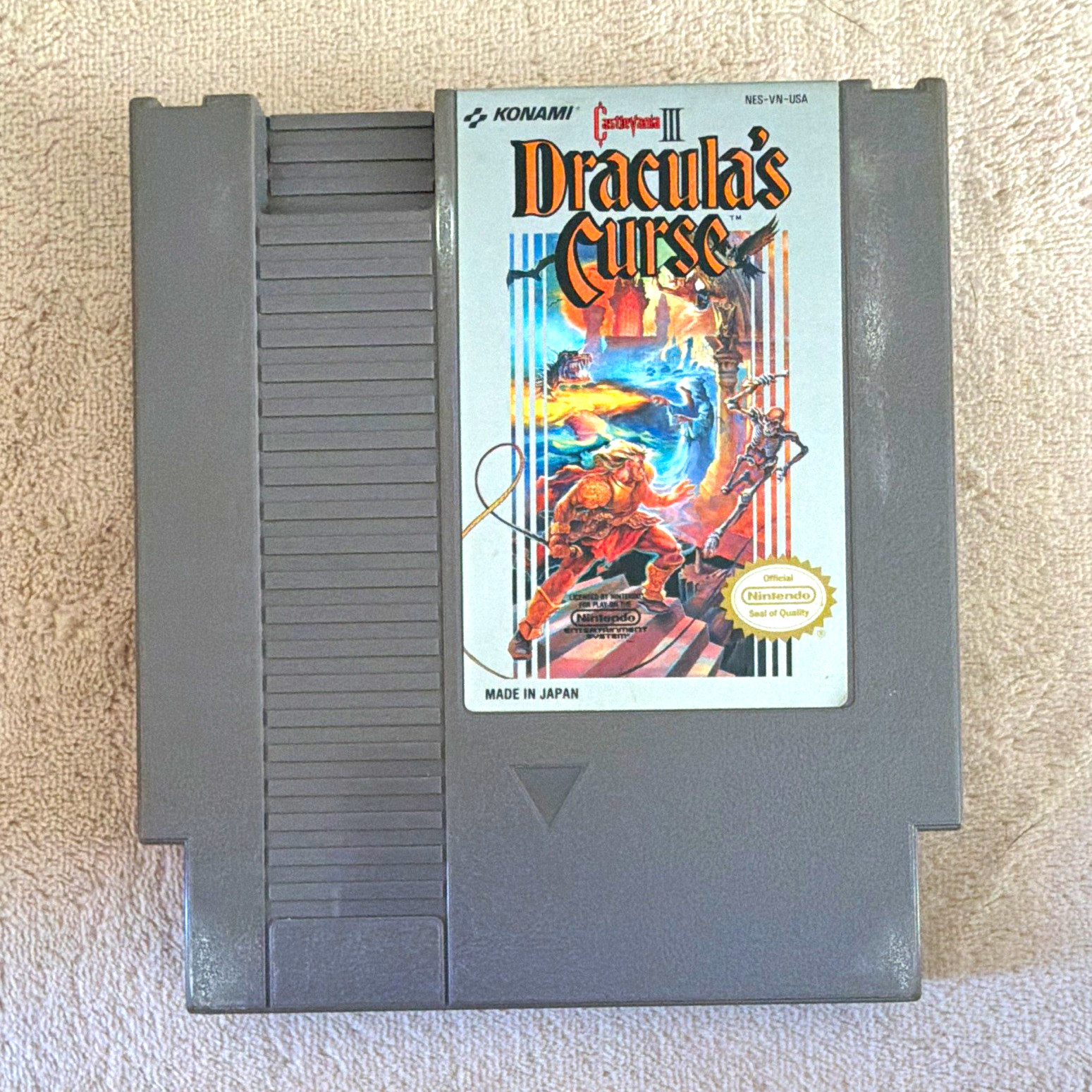 Konami Castlevania III: Dracula\'s Curse Nintendo NES Cartridge NTSC-U/C Konami Castlevania III: Dracula\'s Curse Nintendo NES Cartridge NTSC-U/C