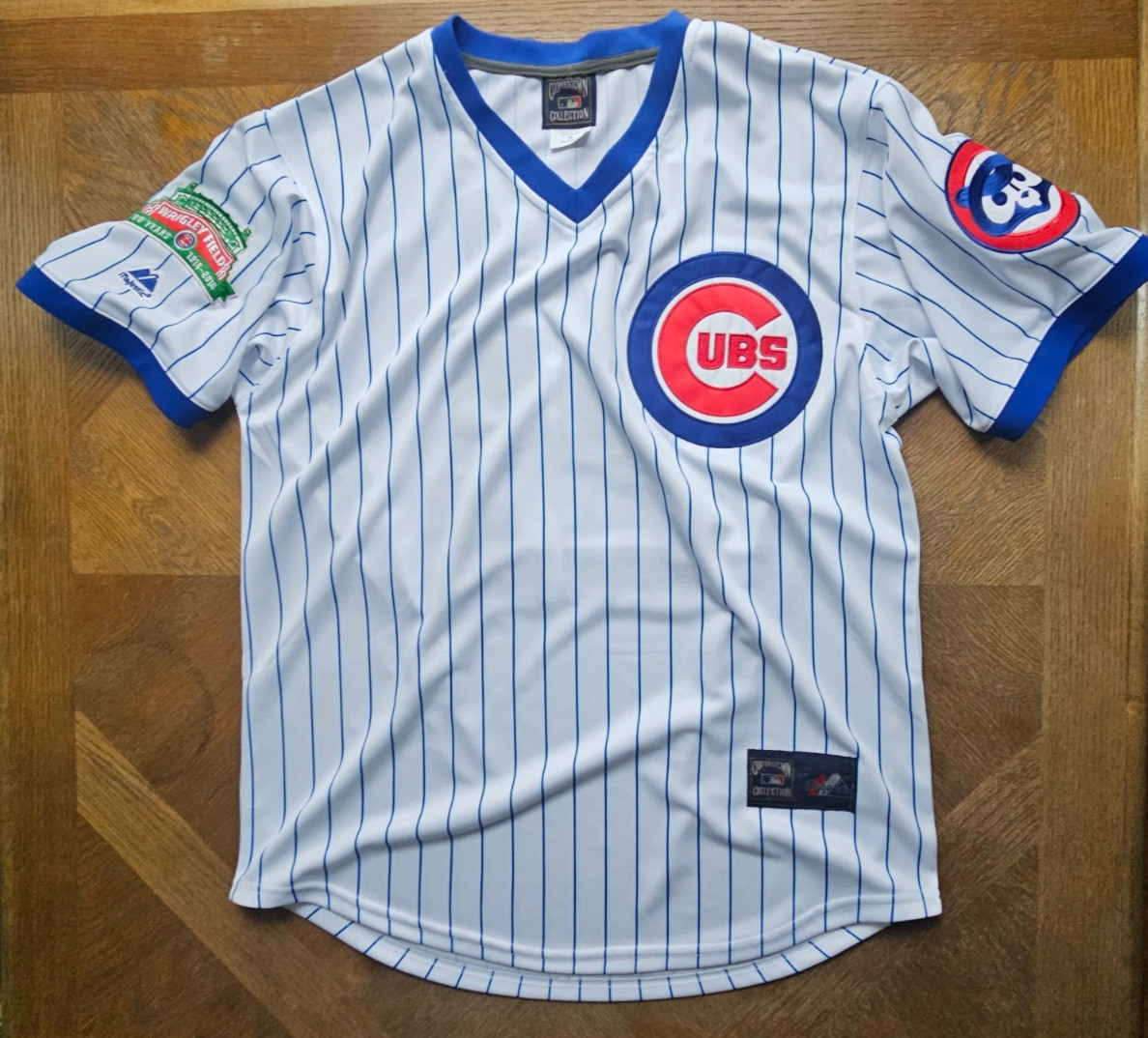 Sammy Sosa #21 Chicago Cubs Home White Wrigley 100th Cooperstown Mens XL Jersey Sammy Sosa #21 Chicago Cubs Home White Wrigley 100th Cooperstown Mens XL Jersey