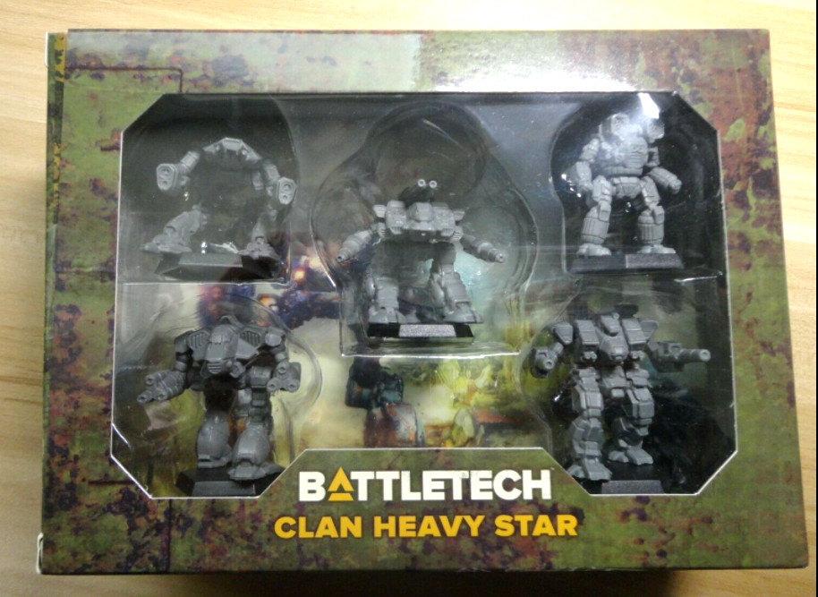 Battletech Clan Heavy Star Mech Pack Catalyst Marauder Warhammer Hunchback Rhino