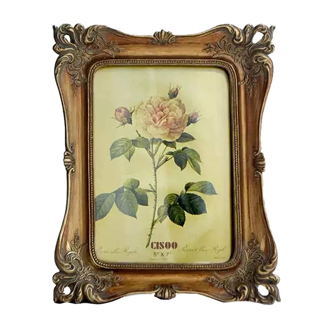 Vintage 5x7 Picture Frame Antique Photo Frame Table Top Display and Wall
