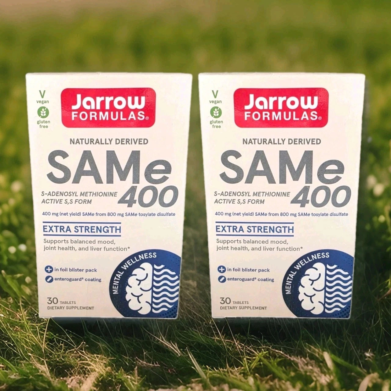 Jarrow Formulas SAMe 400mg 2 Pack Vegan 30 Tablets Each Jarrow Formulas SAMe 400mg 2 Pack Vegan 30 Tablets Each