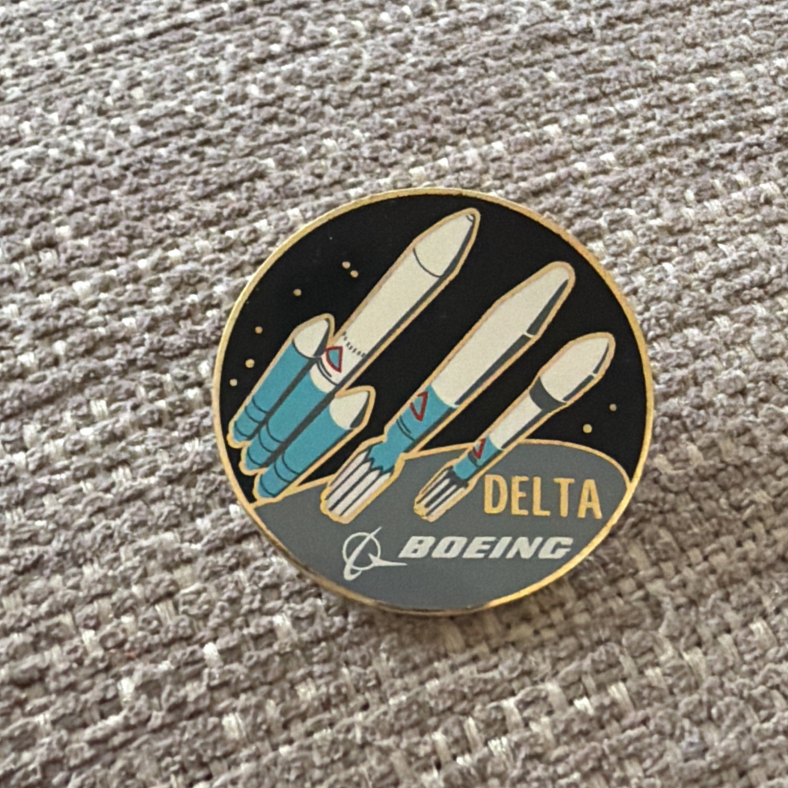 Vintage Delta II Metal Pin Delta Launch Boeing Douglas Vintage Delta II Metal Pin Delta Launch Boeing Douglas